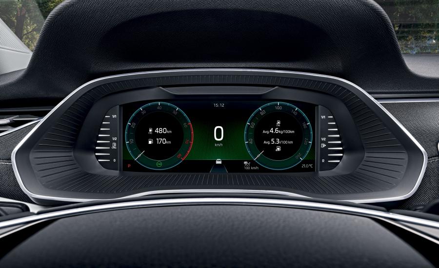 Панель приборов Skoda Octavia G-Tec 2020 года  (WW) (фото 2 из 9)